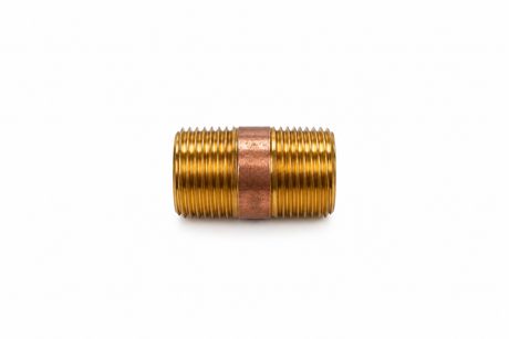1" Diameter Brass Nipple, 2" long