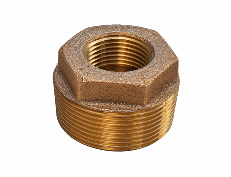 1-1/2" x 3/4" Brass Hex Bushing