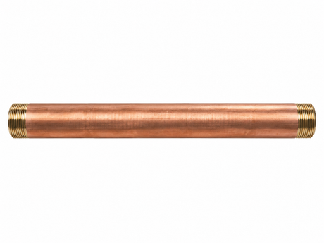 1-1/2" Diameter Brass Nipple, 18" long