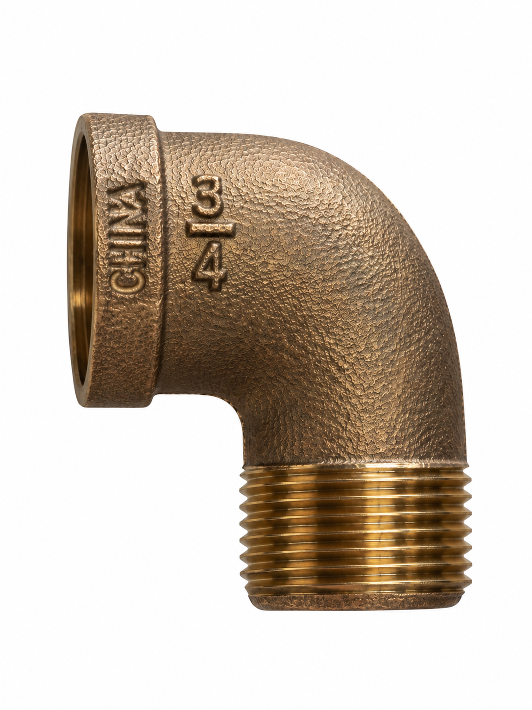 3/4" Brass Street 90