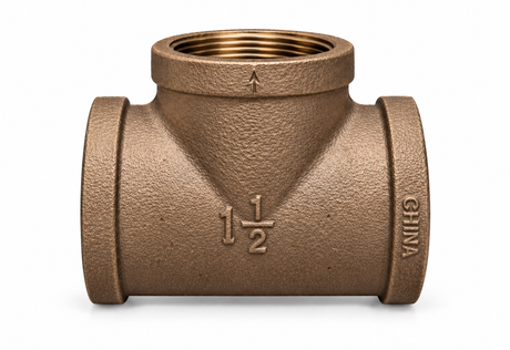 1-1/2" Brass Tee