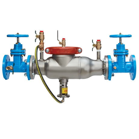 Ames 4000SS-NRS 3" stainless steel reduced pressure zone assembly with NRS gate valves