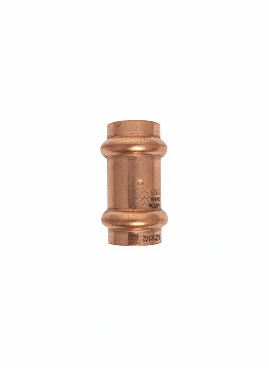 Fittings:.5 PP Coupling W/ Stop