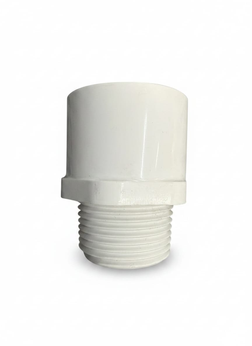 Fittings:1" PVC SCH 40 SOC MALE ADAPTER