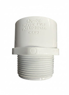 Fittings:1.5" PVC SCH 40 SOC MALE ADAPTER