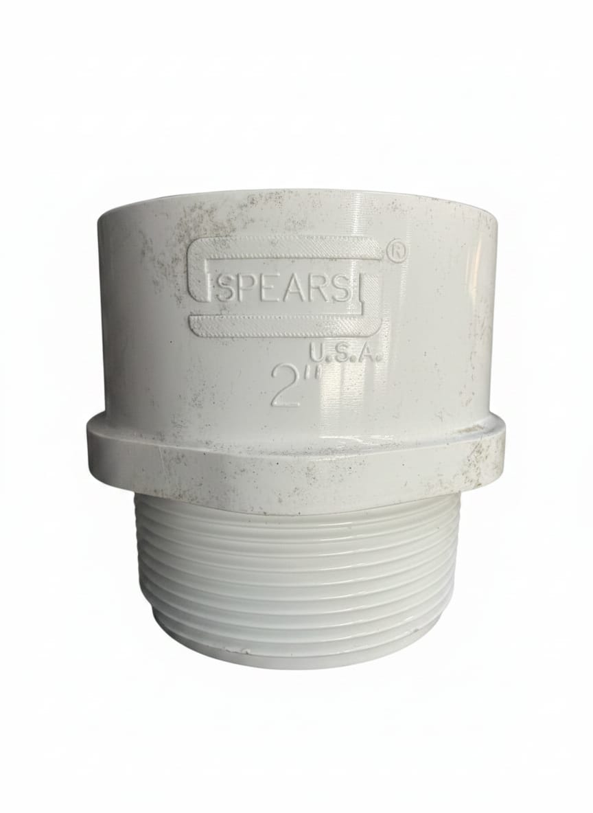Fittings:2" PVC SCH 40 SOC MALE ADAPTER