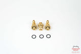 MWEST - 1/4" 90 SWIVEL TEST FTG. SET OF 3 QT