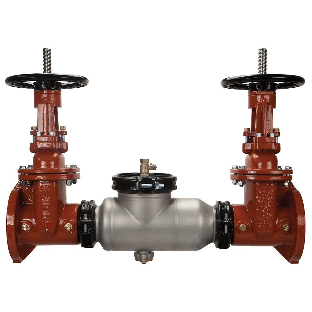 Wilkins 350AST 4" stainless steel double check valve assembly